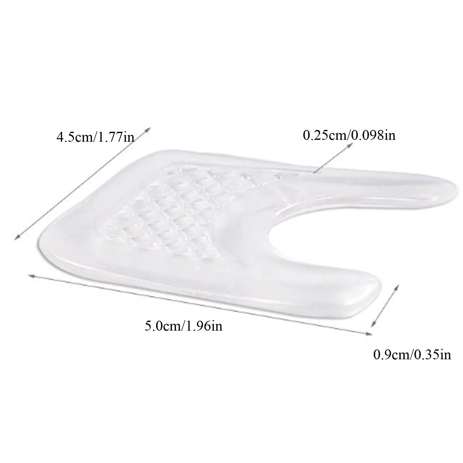 10 Pieces Waterproof Toe Cushions Pads, U-Shaped Gel Callus Pads from Rubbing, Reusable Callus Cushions