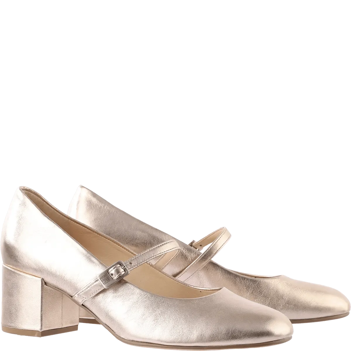 104211 Emely Gold Mary Jane Pump