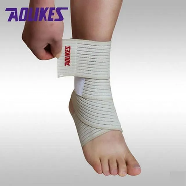 1pcs High Quality Ankle Support Spirally Wound Bandage Volleyball Basketball Ankle Orotection Adjustable Elastic Bands