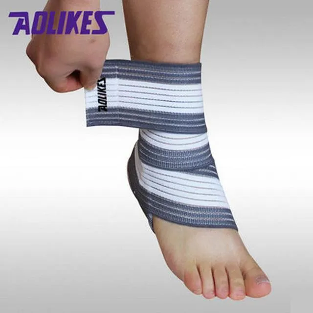 1pcs High Quality Ankle Support Spirally Wound Bandage Volleyball Basketball Ankle Orotection Adjustable Elastic Bands