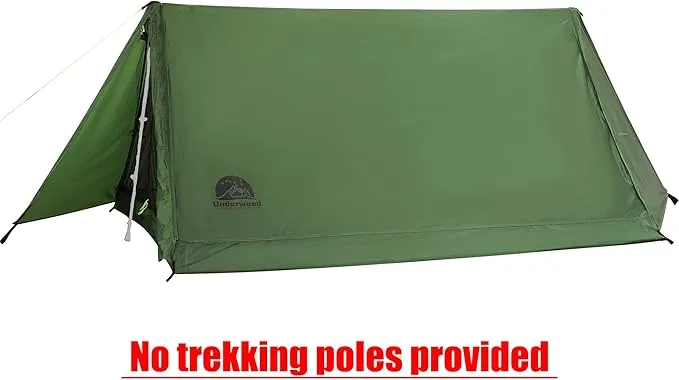 2-Person Trekking Pole Tent for Backpacking - Ultralight A-Frame Backpacking Tent, Two Person Waterproof Hiking Tent for Camping, Lightweight Camping Tent for Scouts, Trekker by Underwood Aggregator
