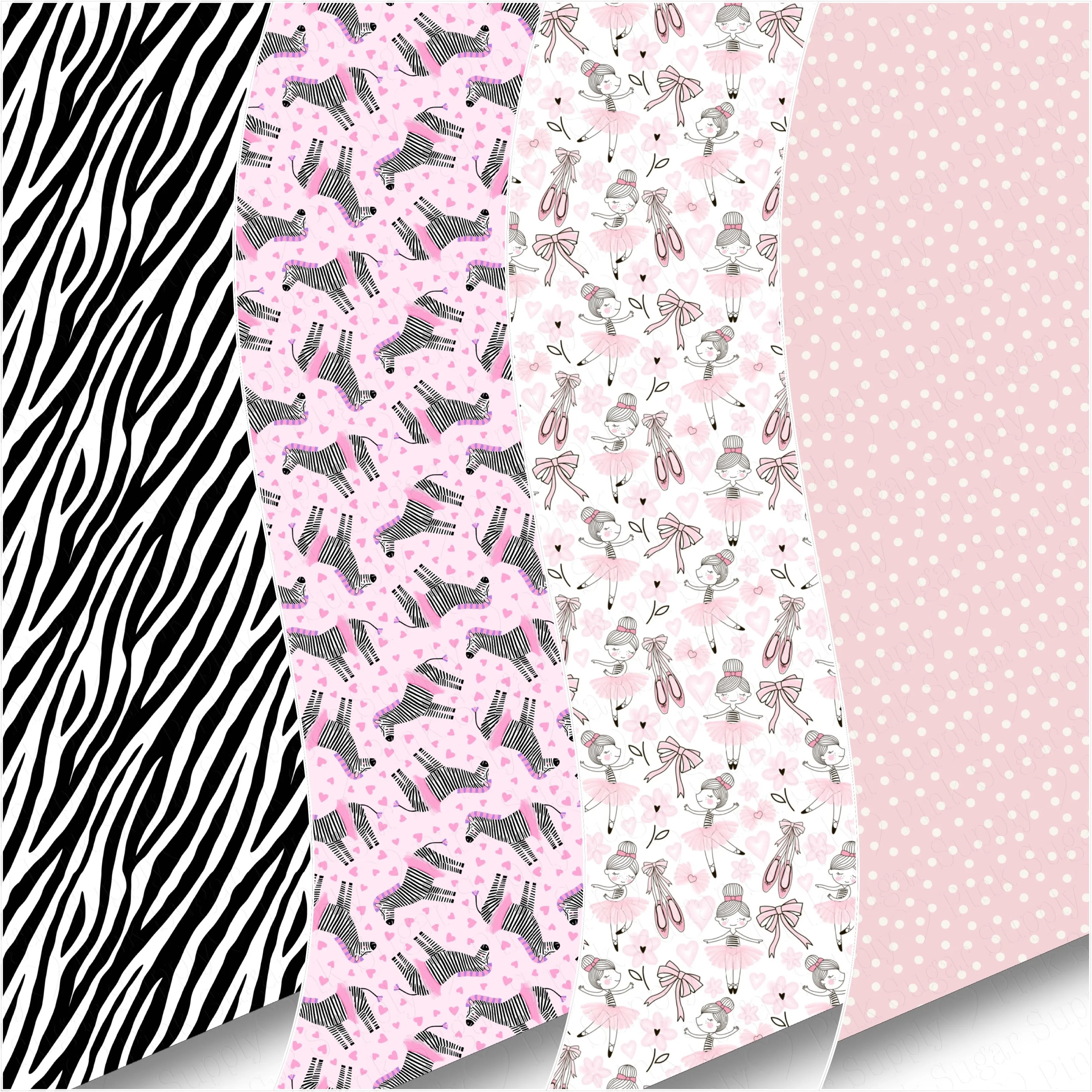 **$2 SALE** Tutu Zebras Premium Faux Leather