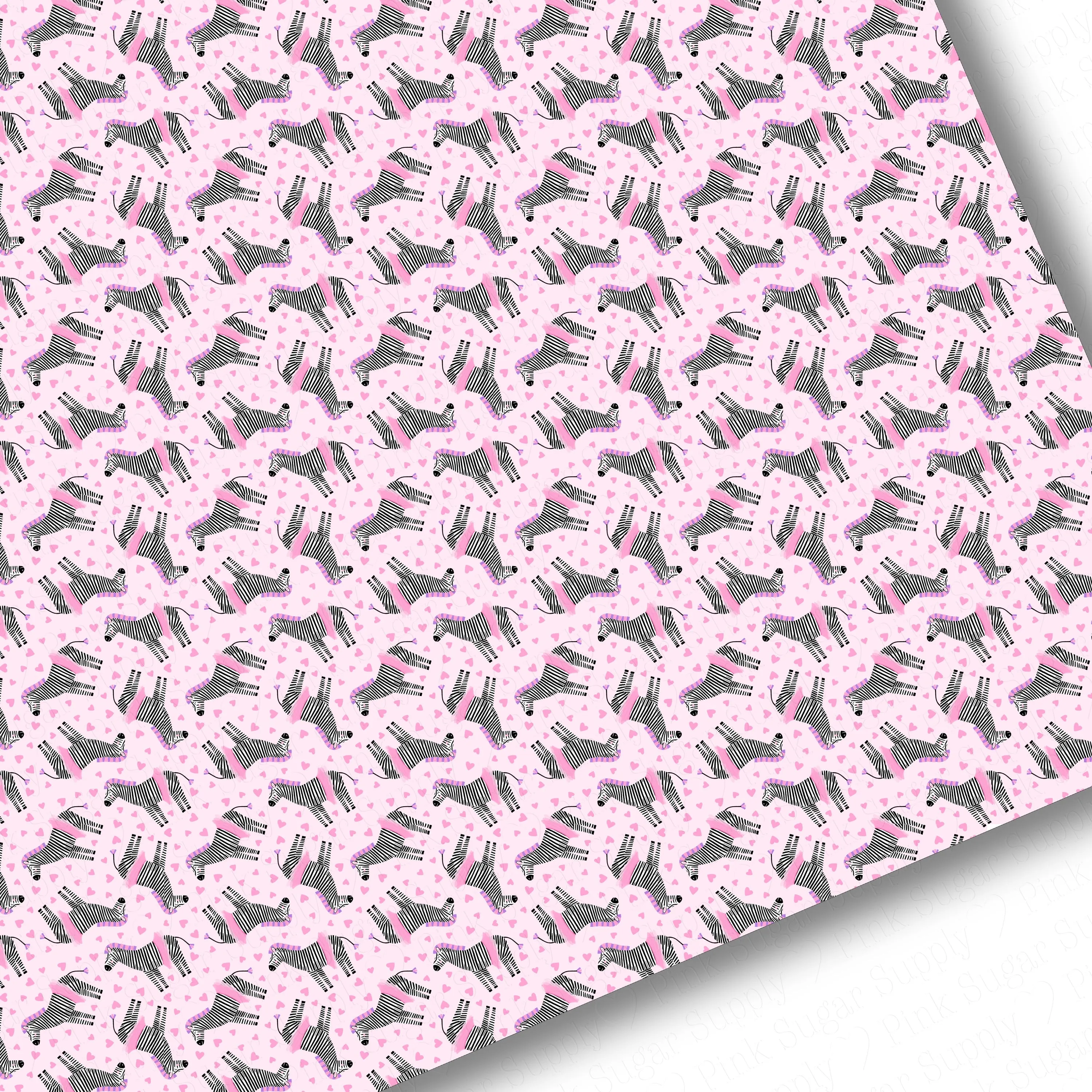 **$2 SALE** Tutu Zebras Premium Faux Leather