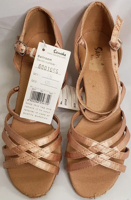 2.5" Rosa -- Flare Heel Latin Sandal