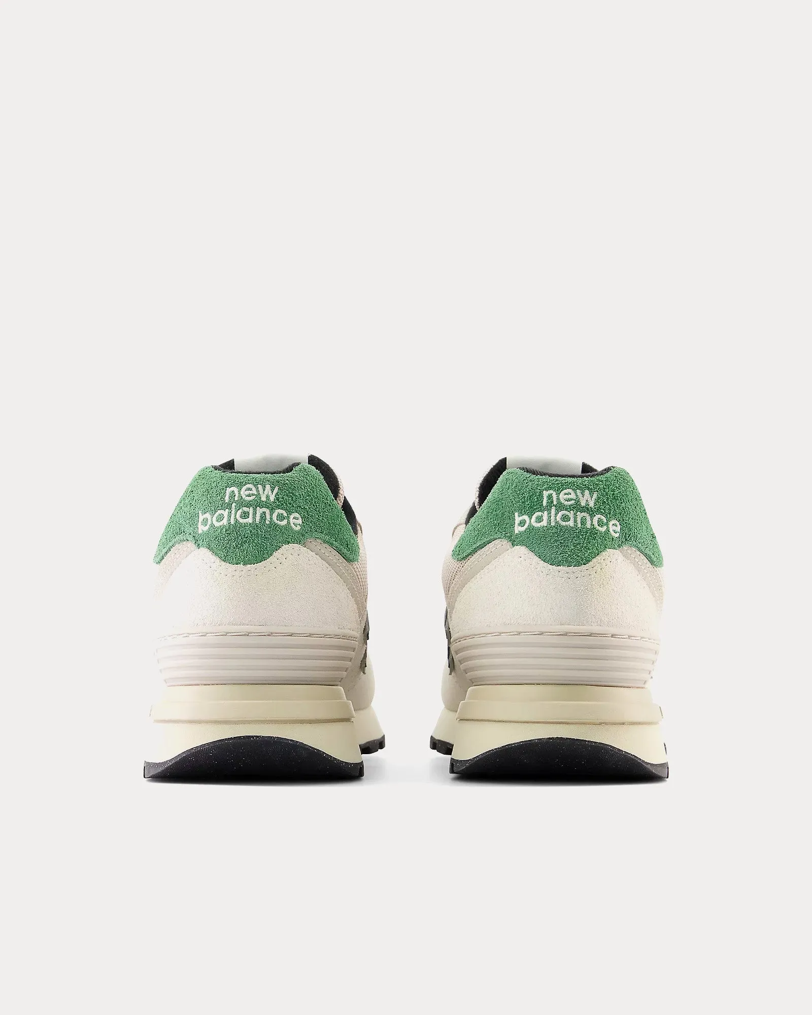 574 White / Black Low Top Sneakers