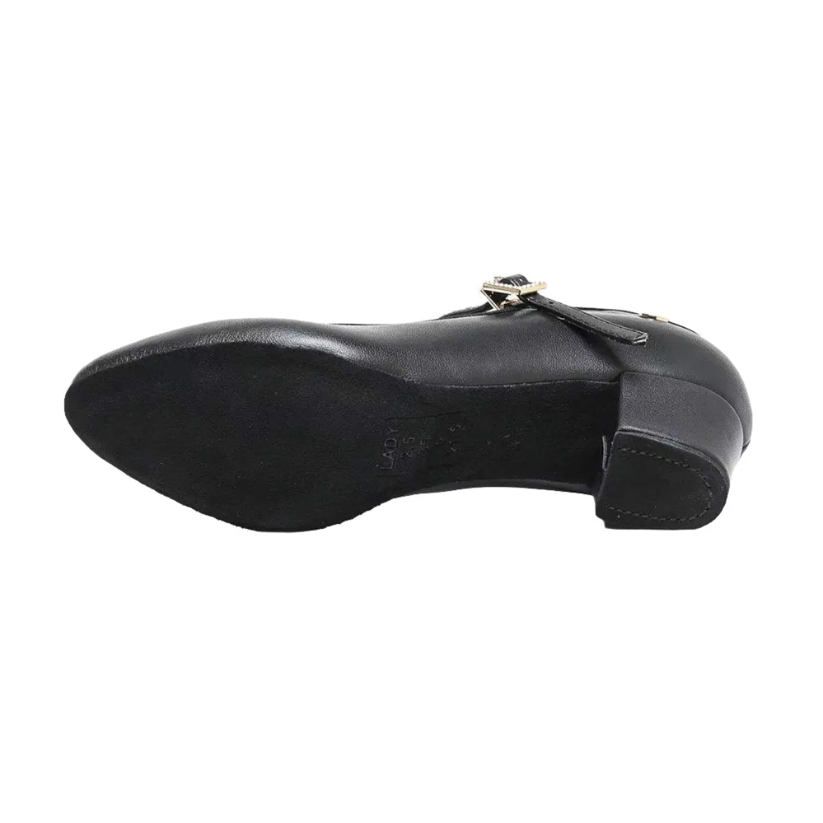 ABA.B002GE GIRLS BLACK BALLROOM STANDARD DANCE SHOES