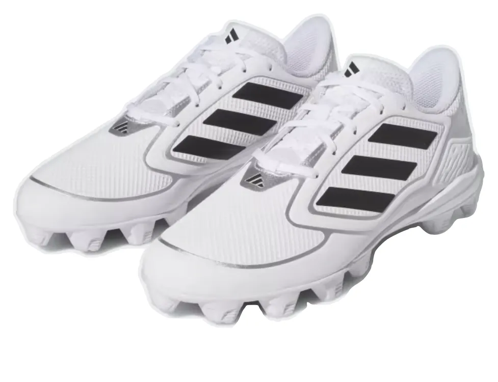 Adidas Ladies' PureHustle 3 MD Cleats - White