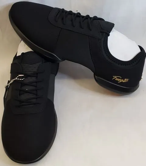 Alejandro -- Unisex Split Sole Dance Sneaker -- All Black