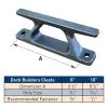 Aluminum DOCK CLEATS