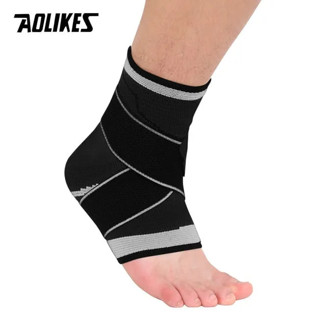 AOLIKES 1PCS 3D Weaving Elastic Nylon Strap Ankle Support.