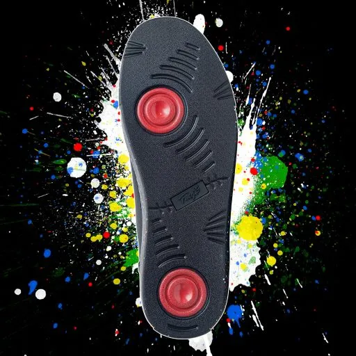 Ataca -- Unisex Dance Sneaker -- Black/Splatter