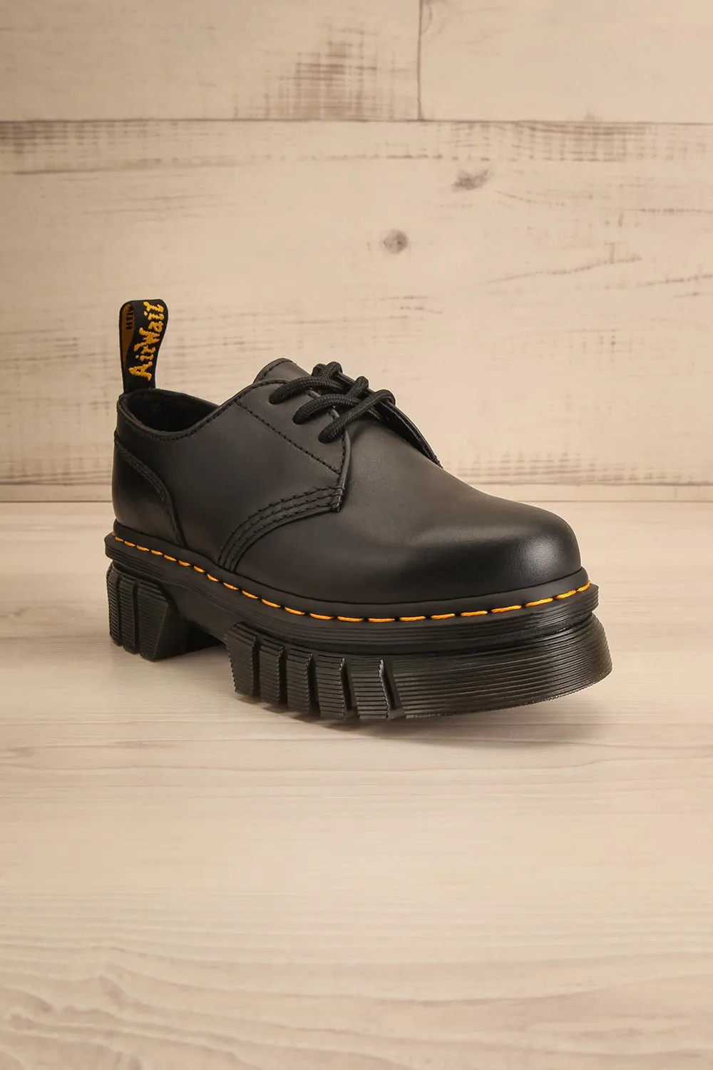 Audrick Nappa Leather Platform Shoes