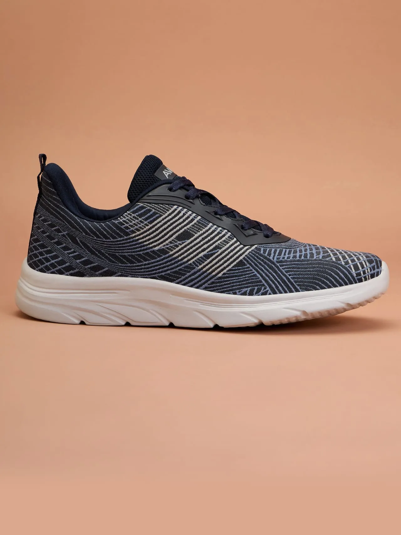Avant Men's WalkRite Walking Shoes - Navy Blue