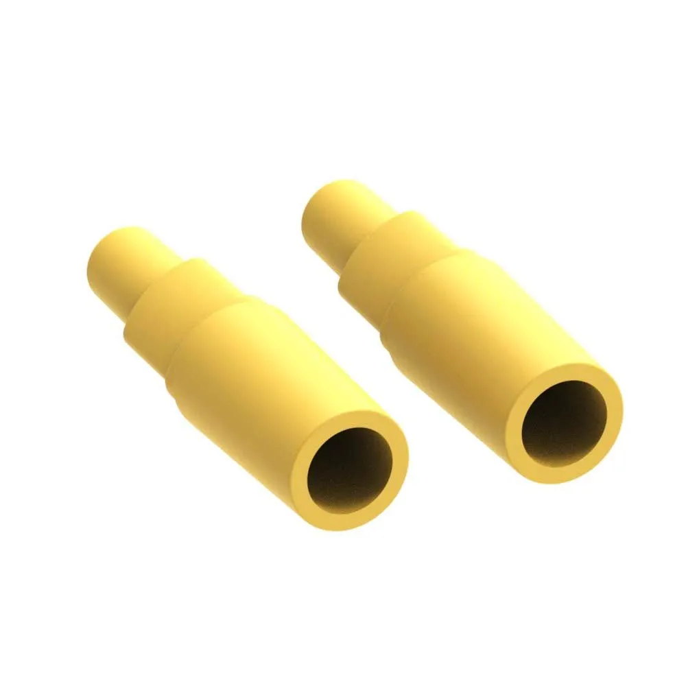 BabyValley New Version Backflow 2 pcs Adapter for Spectra S1, Spectra S2, Spectra 9 Plus Pump to Use with Medela Breastshield Parts; Connects Between Medela Flange and Spectra Backflow Protector (yellow)
