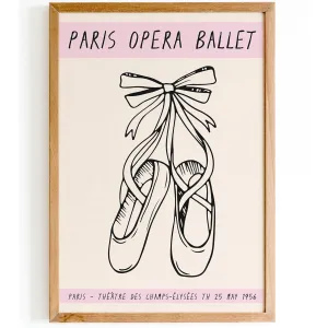 Ballet Pointe Shoes Poster