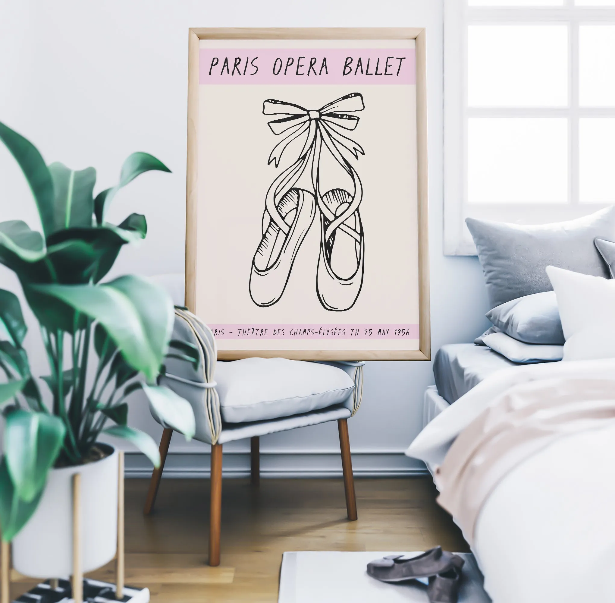 Ballet Pointe Shoes Poster