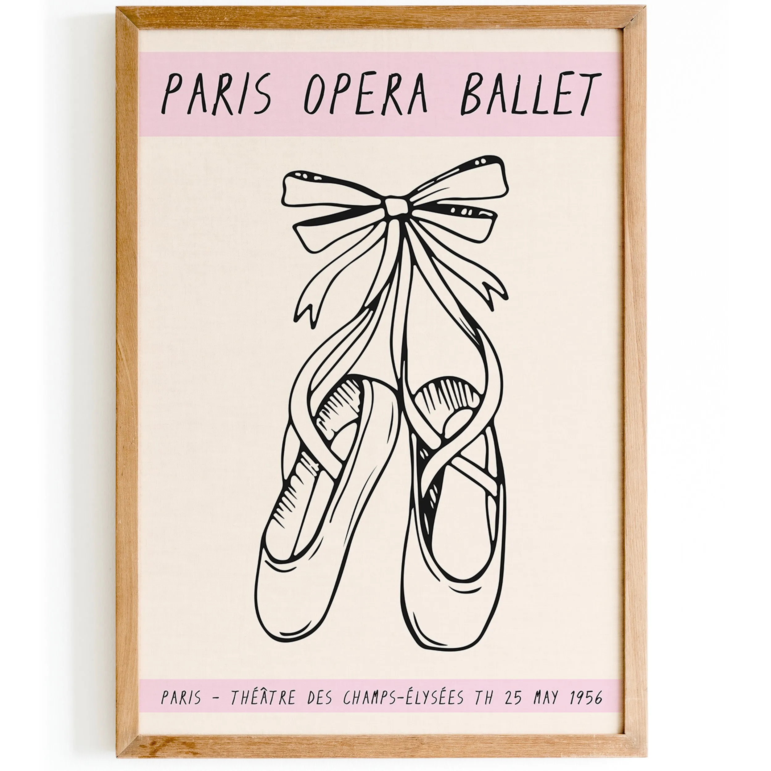 Ballet Pointe Shoes Poster