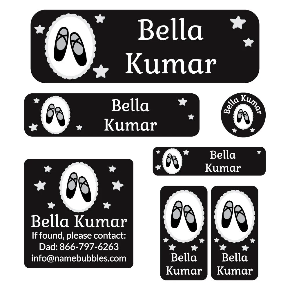 Ballet School Labels Pack