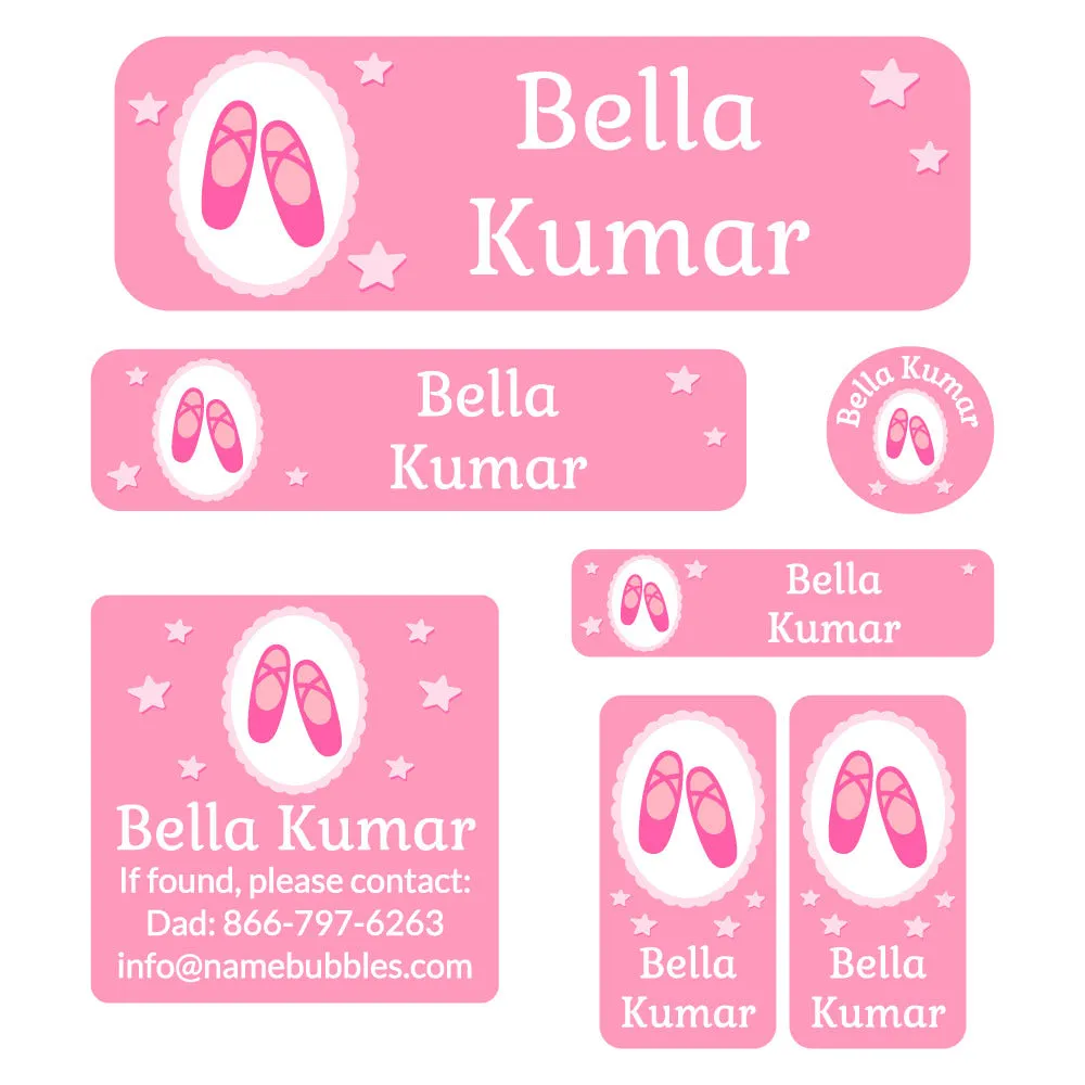 Ballet School Labels Pack