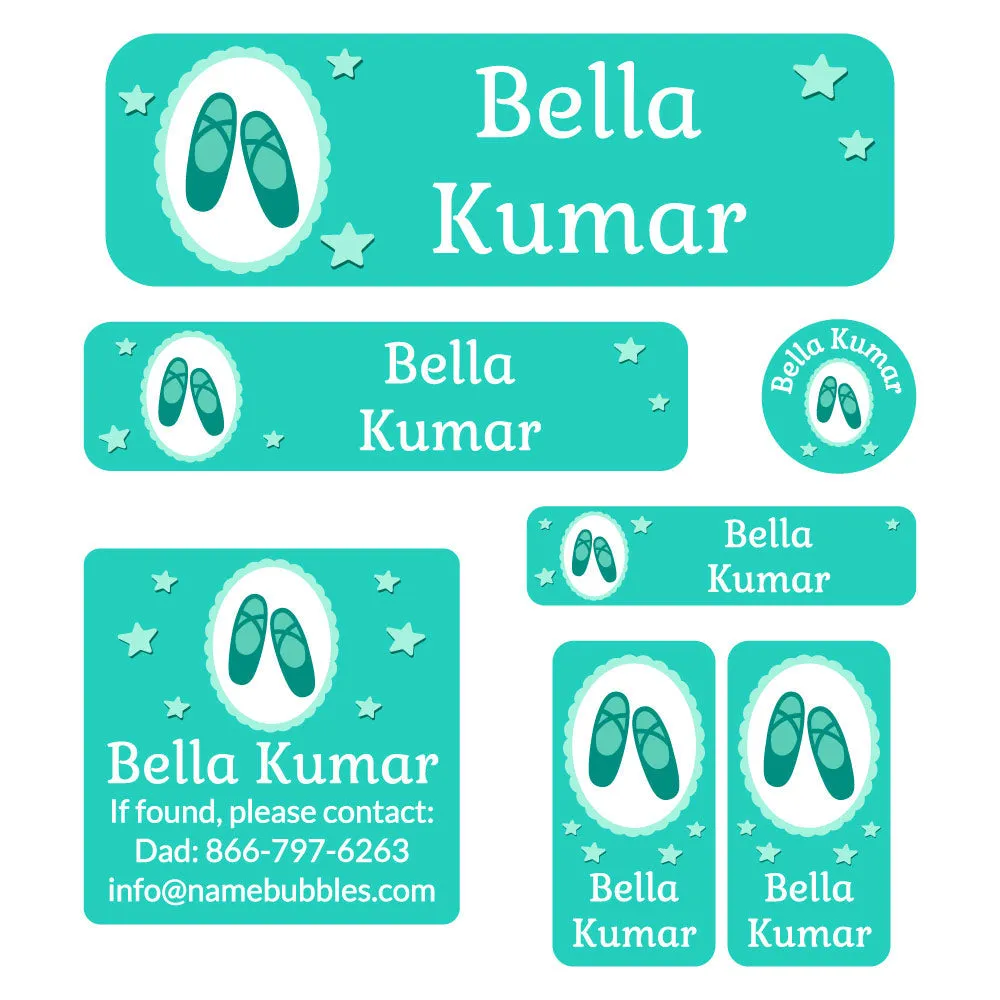 Ballet School Labels Pack