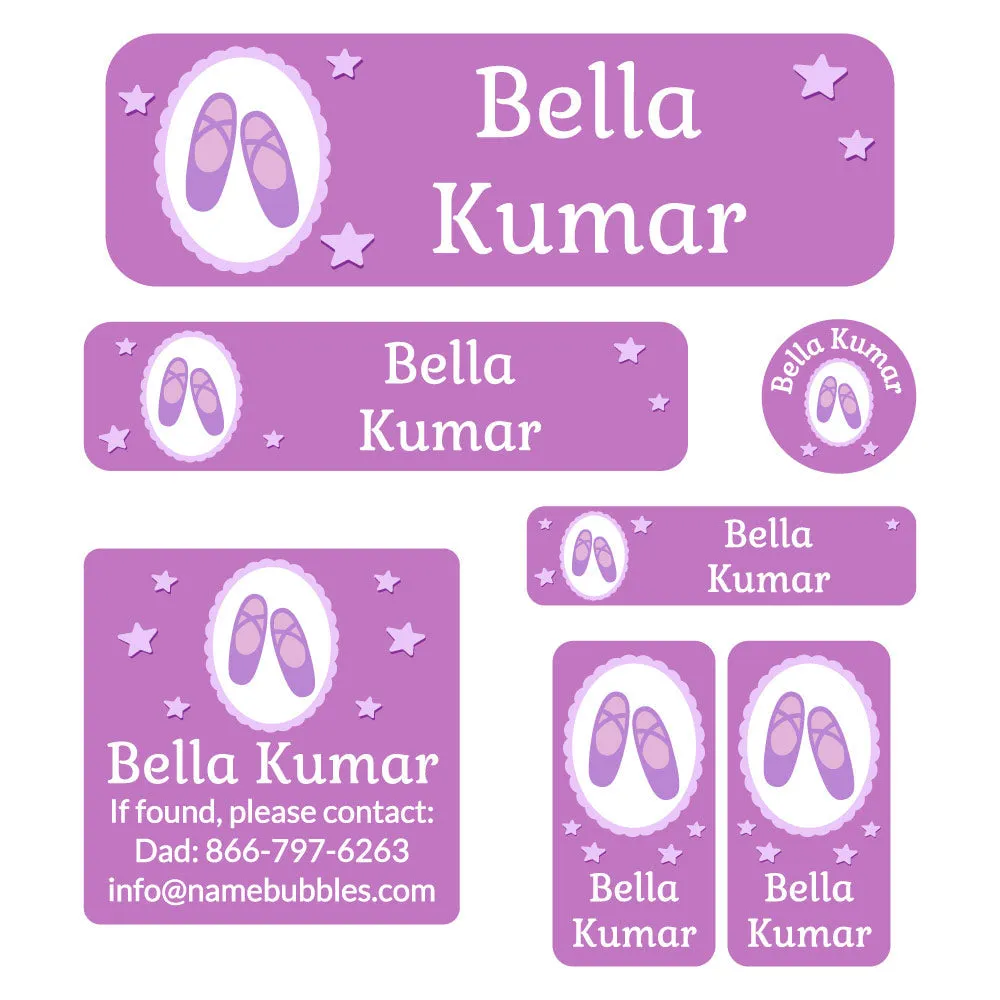 Ballet School Labels Pack