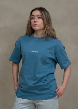 Beyond Limits Oversized Pump T-Shirt Blue
