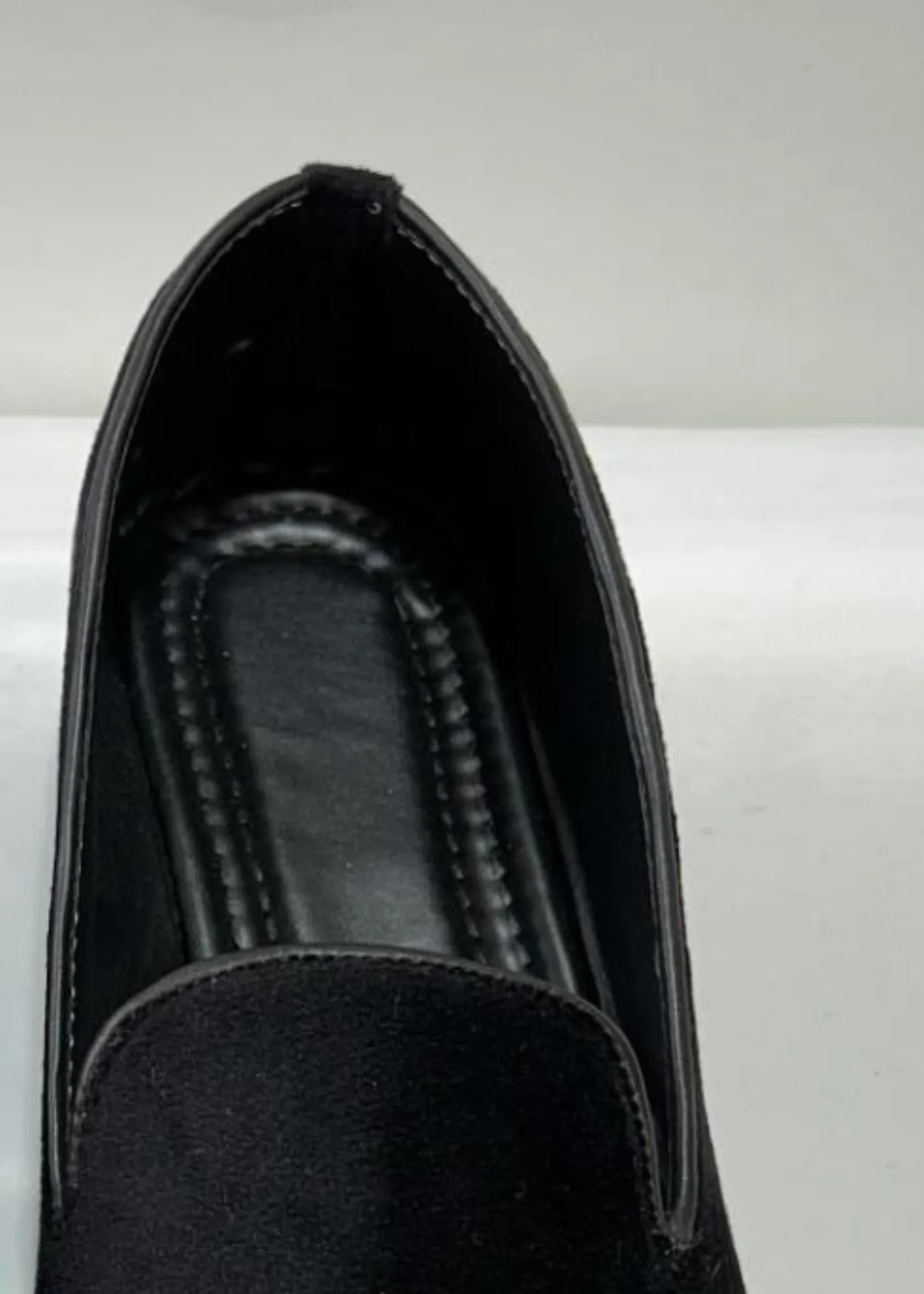 BLACK EMB SHOES FOR MEN