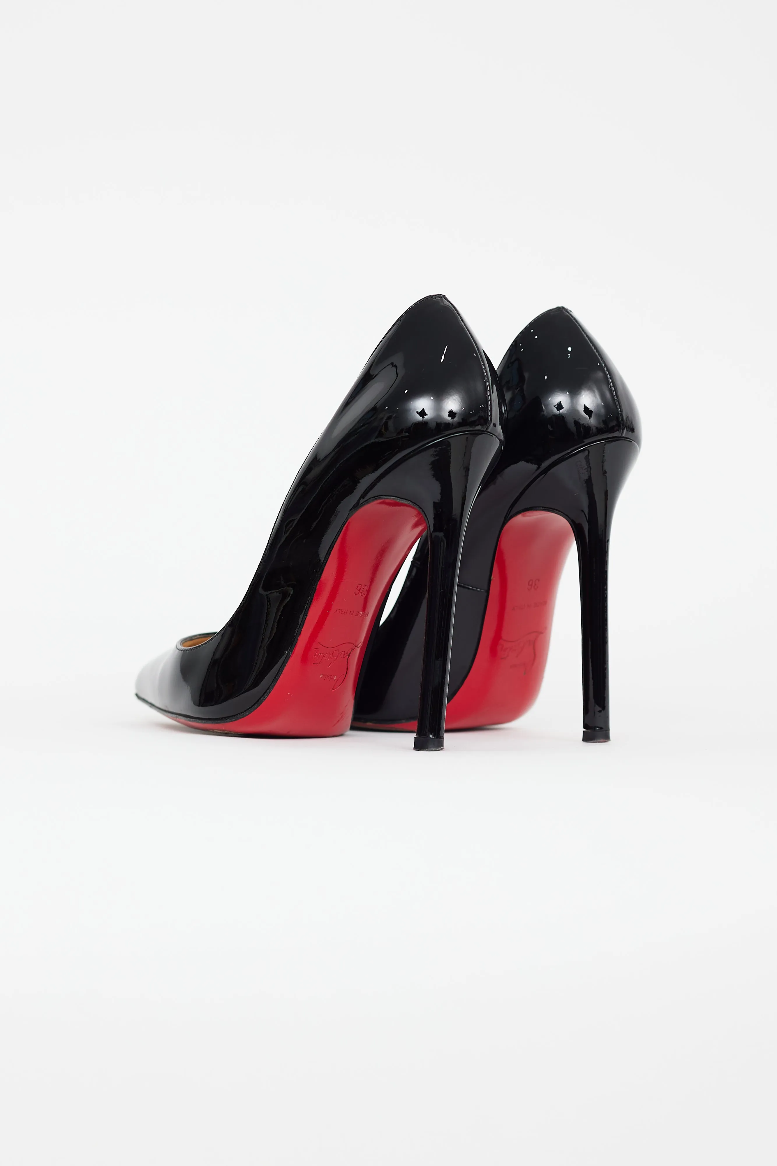 Black Patent Leather Kate Pump