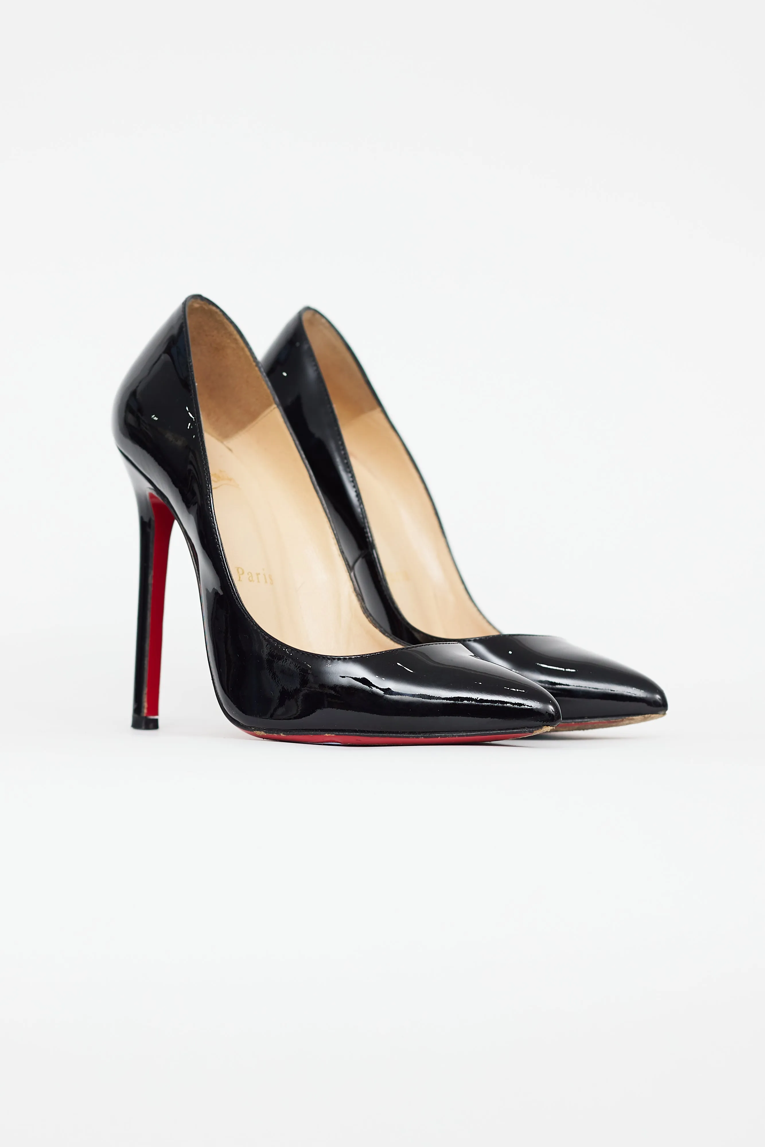 Black Patent Leather Kate Pump