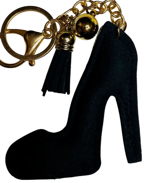 BLACK PUMP KEY CHAIN