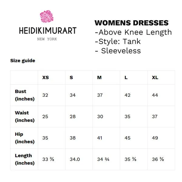 Black Rose Floral Print Dress, Grey Abstract Best Women's Long Sleeveless Designer Dress - Made in USA/EU