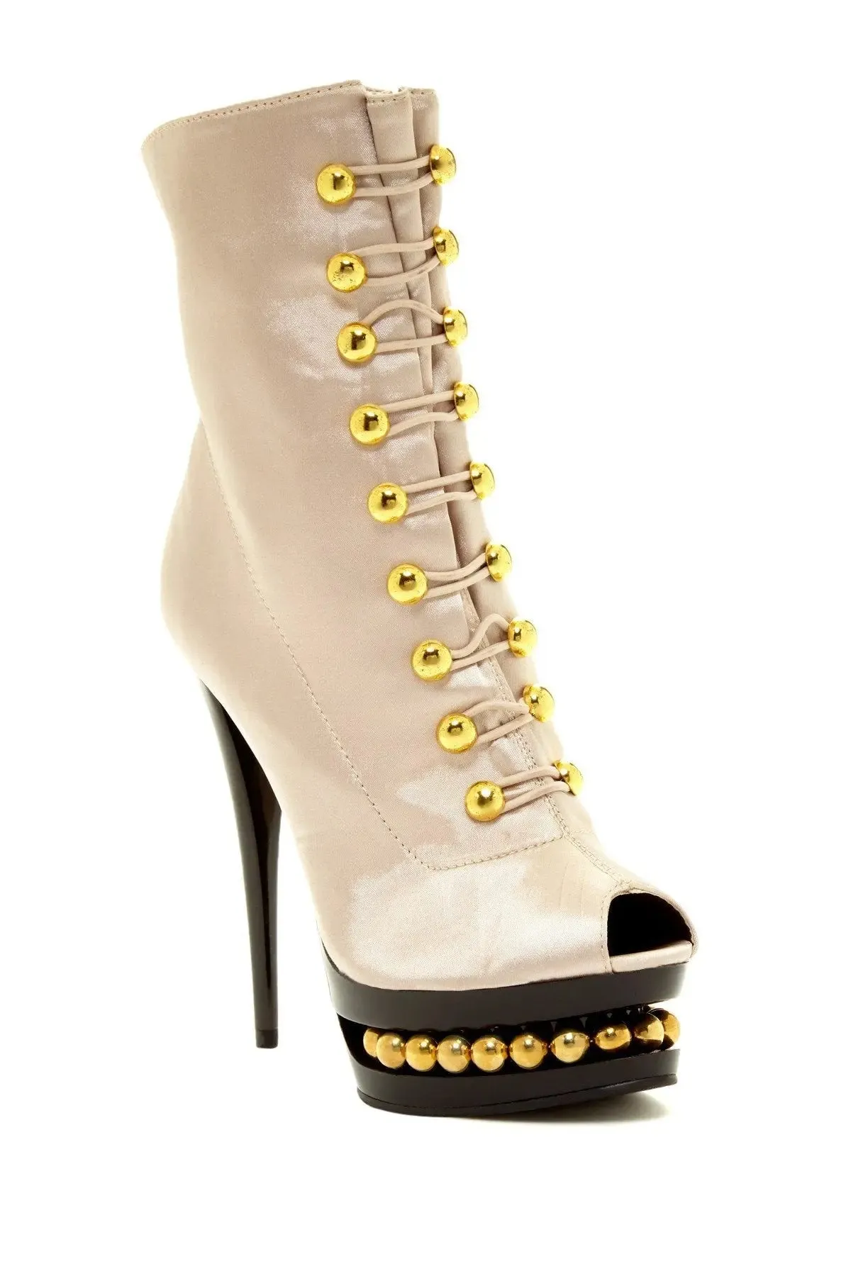 BLAKEE Luxe Satin Glamour Heels