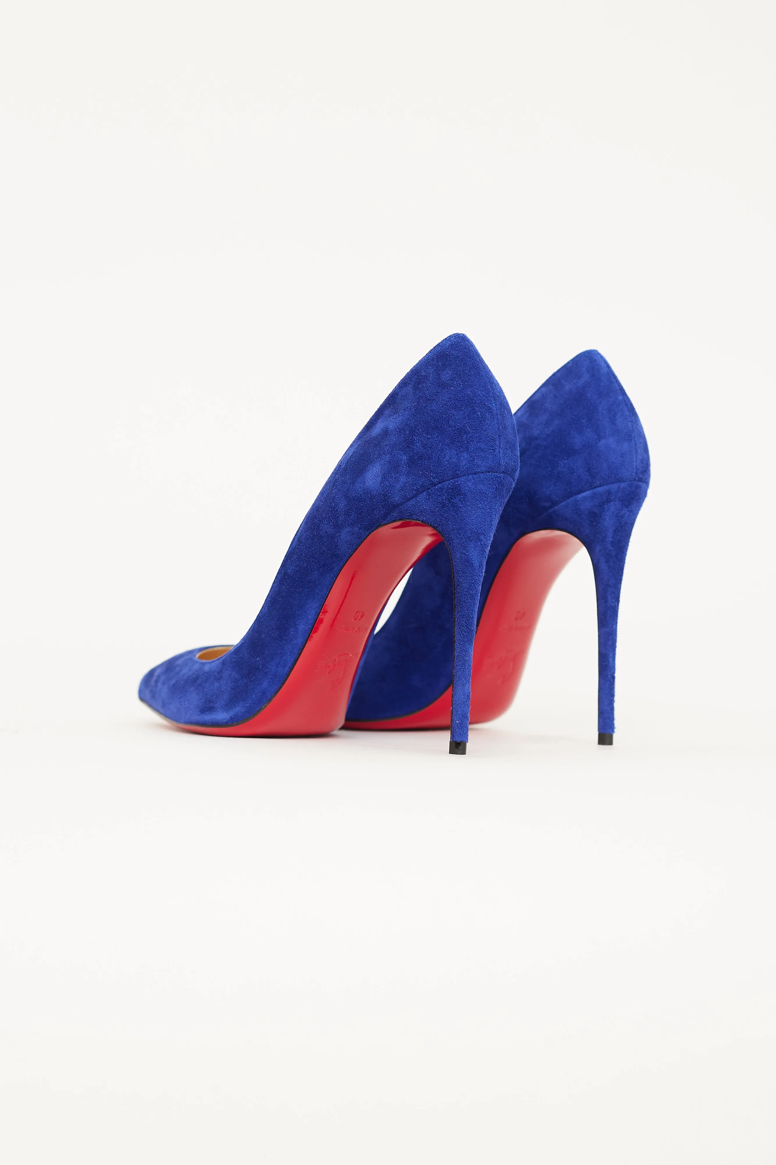 Blue Suede Pigalle Follies Pump
