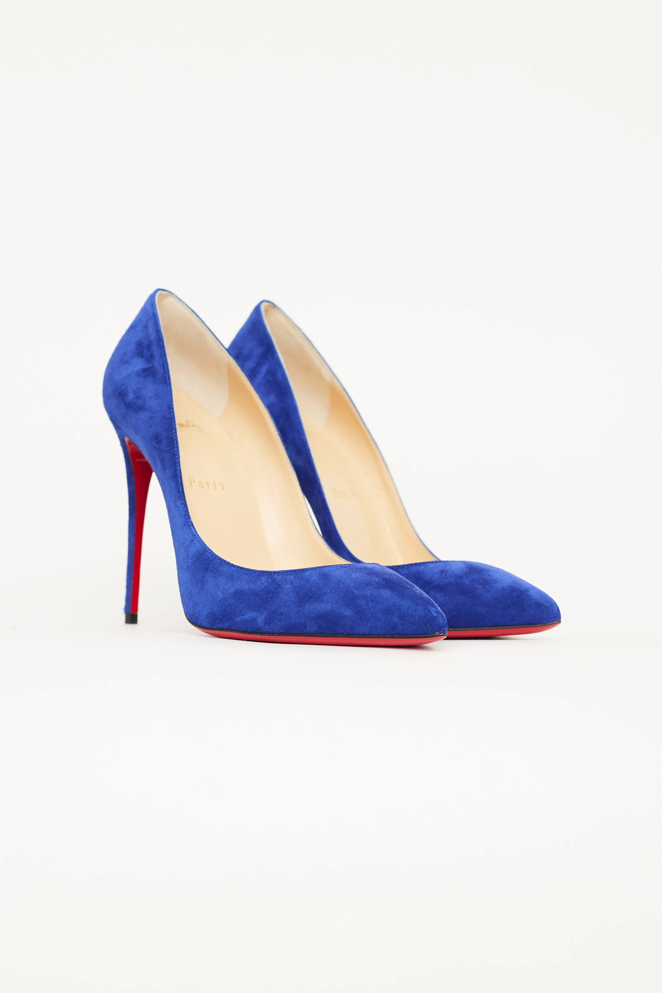 Blue Suede Pigalle Follies Pump