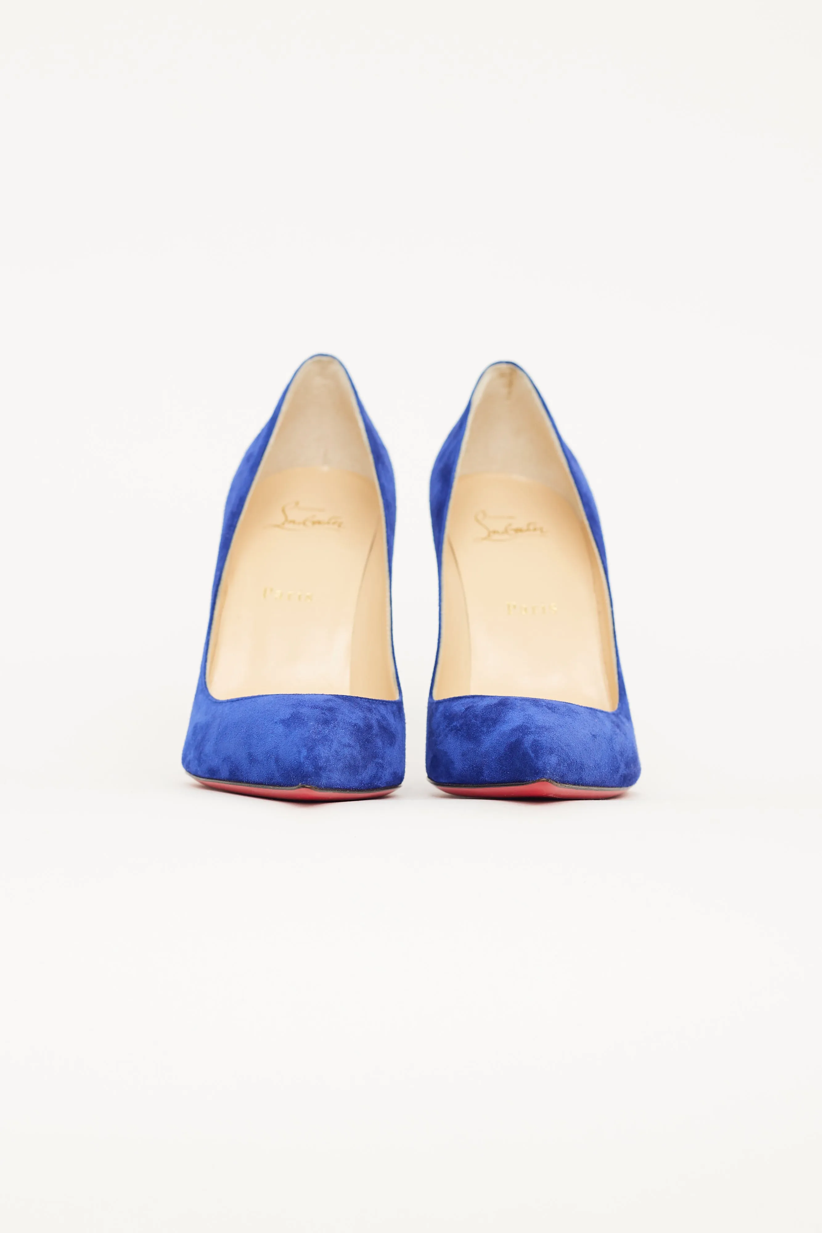 Blue Suede Pigalle Follies Pump