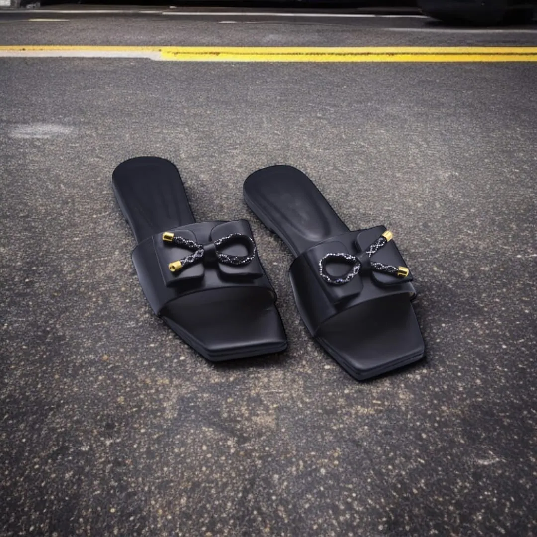 Bow Charm Sandals