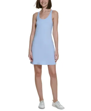 CALVIN KLEIN PERFORMANCE Women Side-Pocket Exercise Dress Blue Size XXL MSRP $80