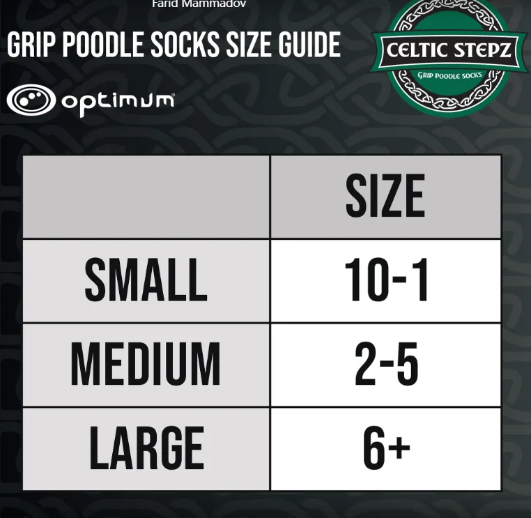 Celtic Stepz poodle Socks