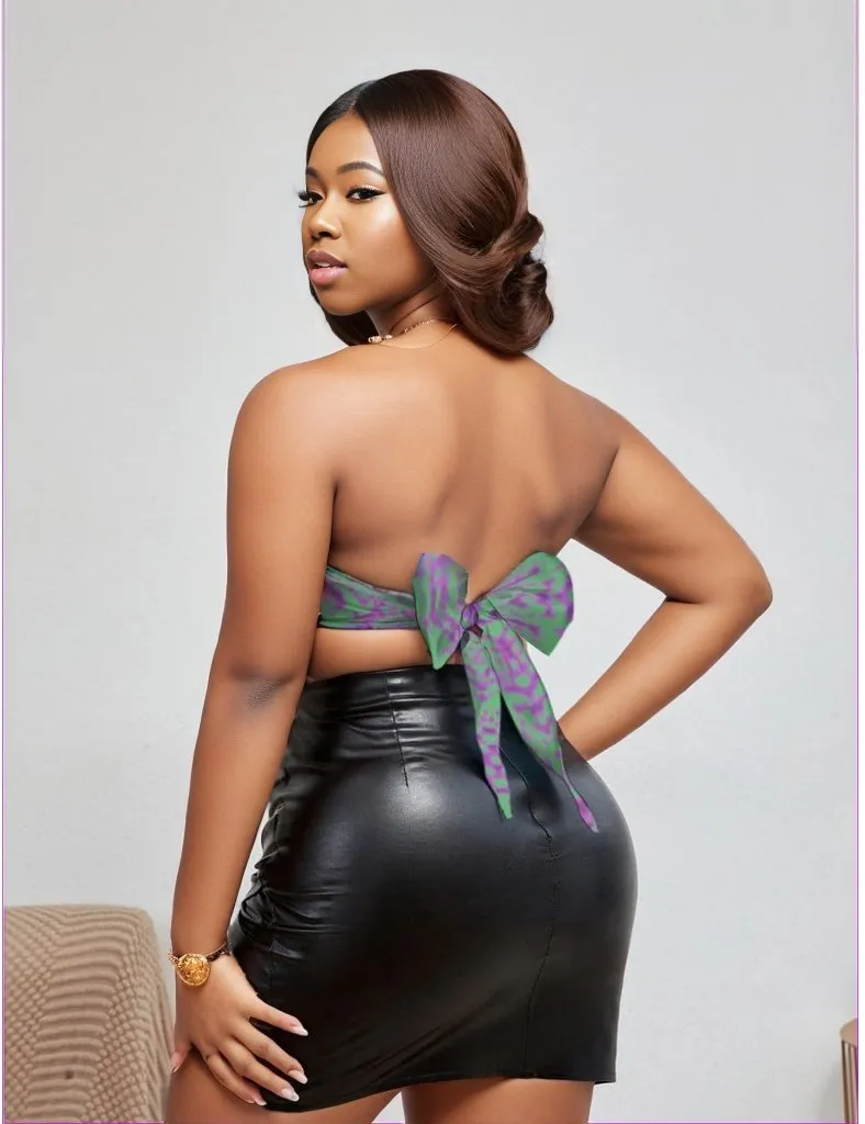 Chameleon Snake Womens Tube Top Voluptuous (Plus Size)
