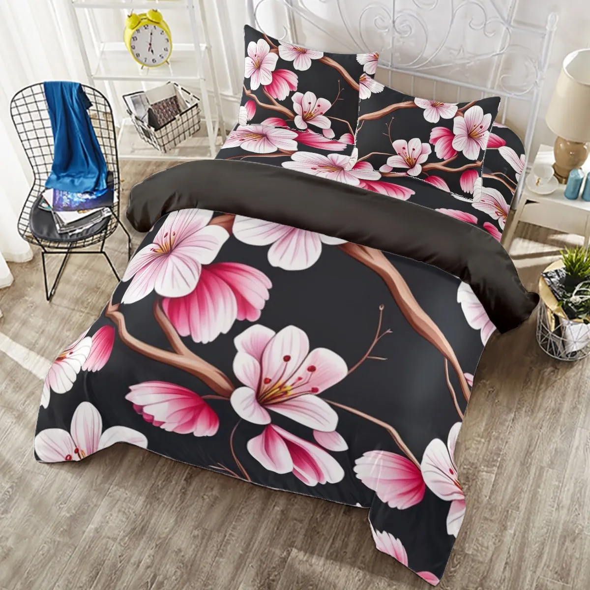 Cherry Blossom Four-piece Duvet Cover Set