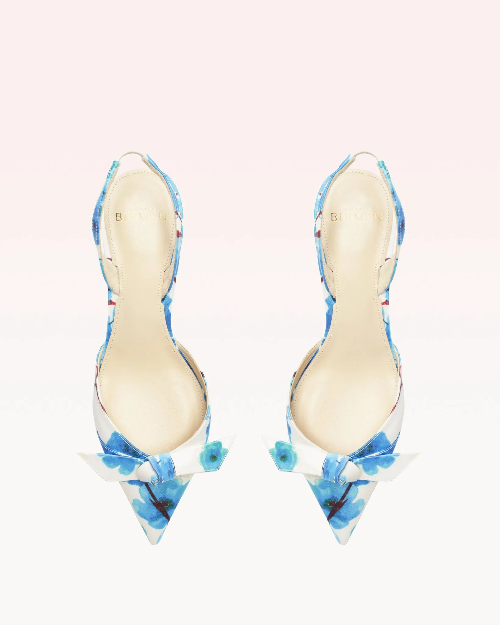 Clarita Slingback 60 Floral Blue
