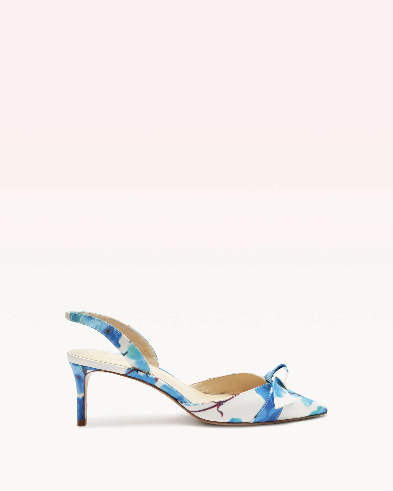 Clarita Slingback 60 Floral Blue