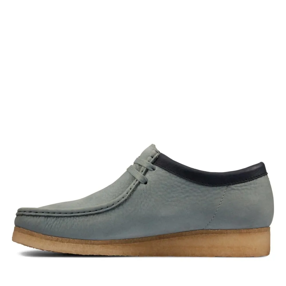 Clarks Originals Wallabee Low Men's Sage Gray Nubuck Leather 26162538