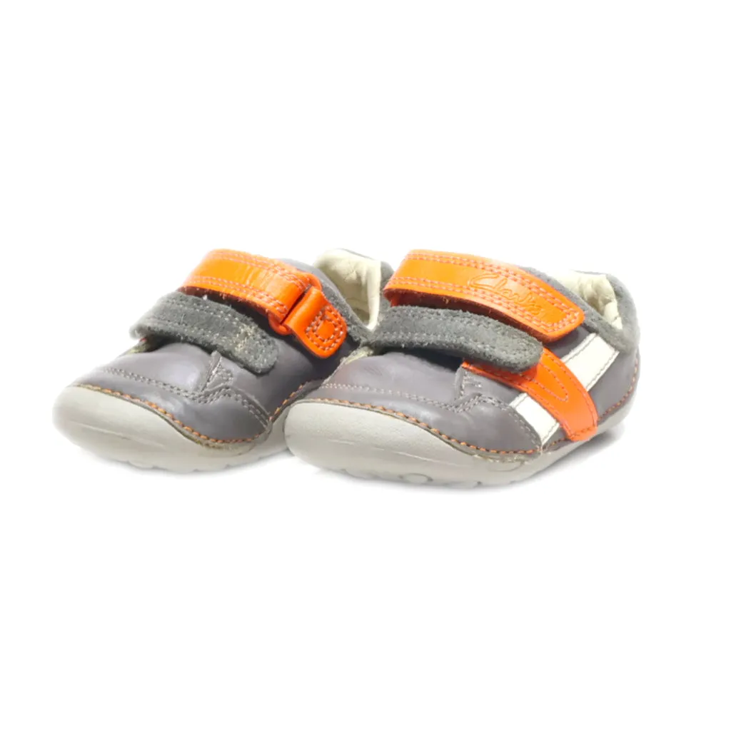 Clarks Walkers Leather Grey Colour For Kids