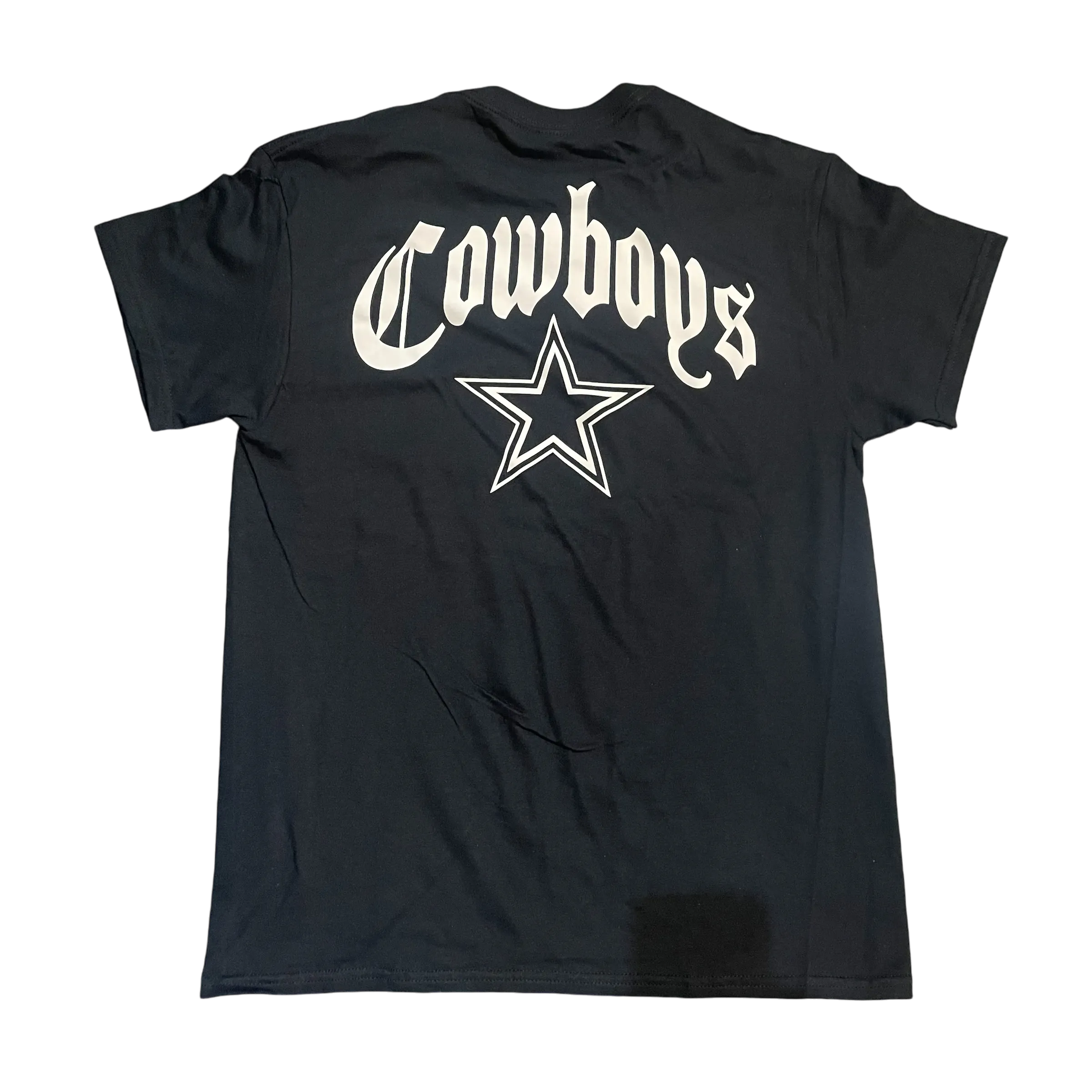 Dallas Cowboys Old English Short Sleeve T-Shirt - Black