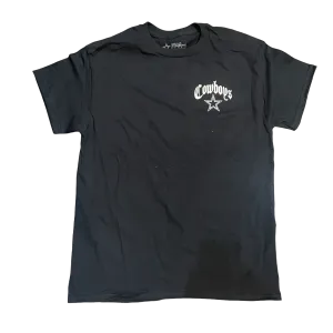 Dallas Cowboys Old English Short Sleeve T-Shirt - Black
