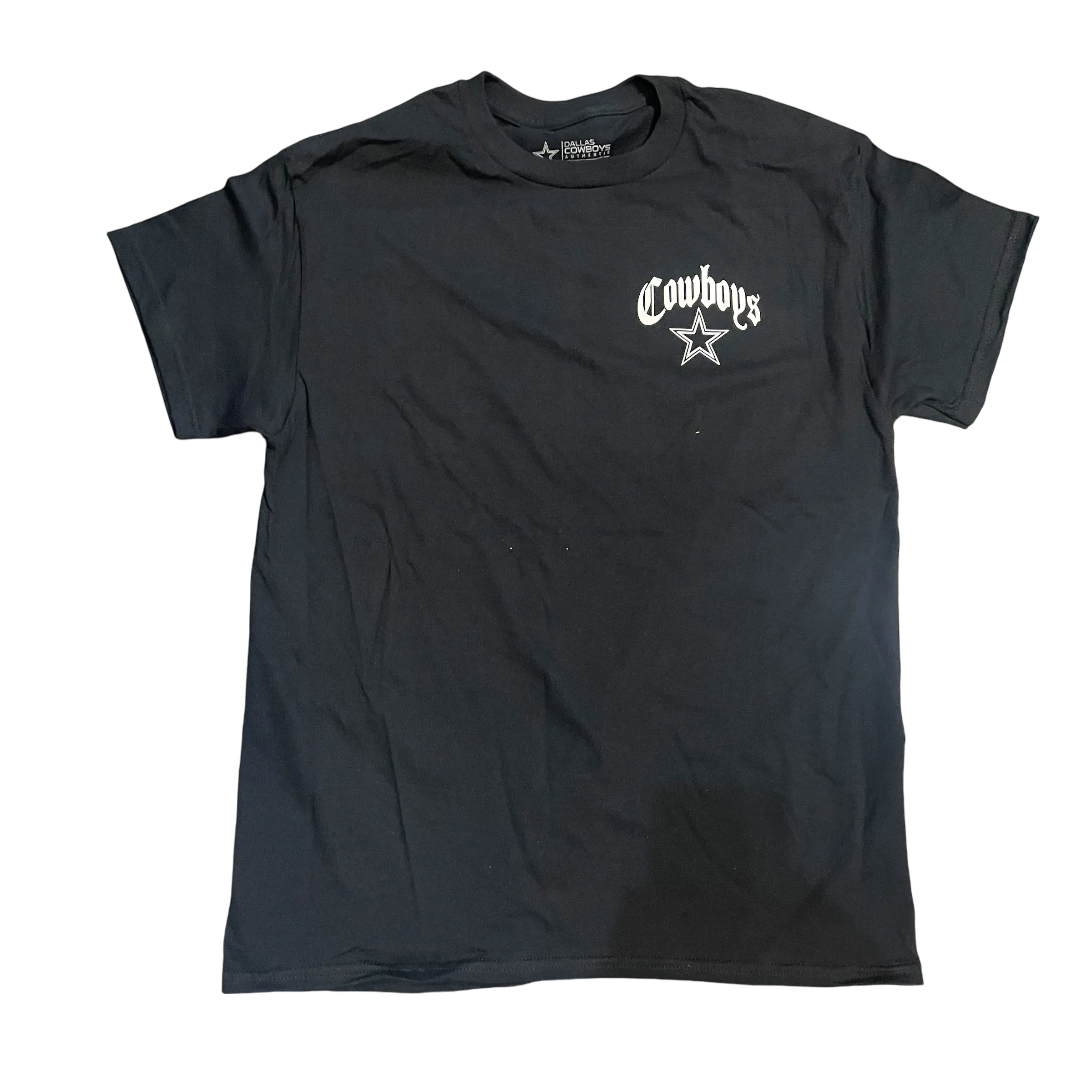 Dallas Cowboys Old English Short Sleeve T-Shirt - Black