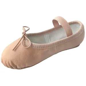 Dancina Premium Leather Ballet Slipper/Ballet Shoes Full Sole (Toddler/Little Kid)