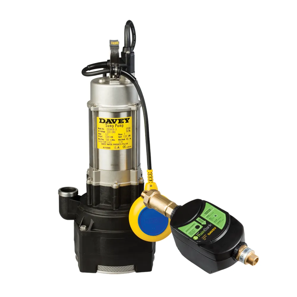 Davey RainBank with Submersible Pumps