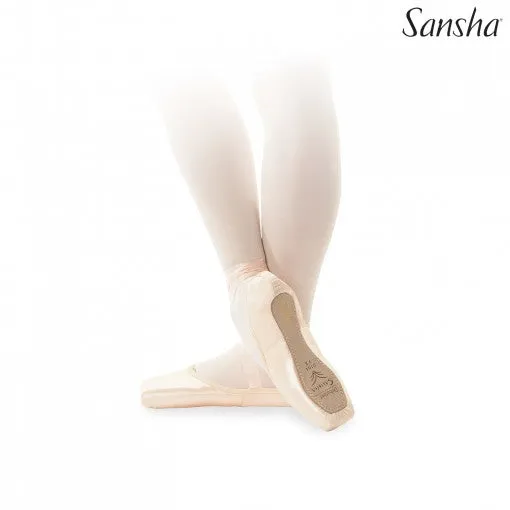 Debutante -- Demi-Pointe Shoe -- Peach Pink Satin